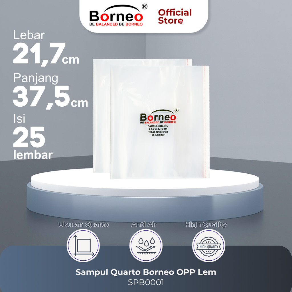 Quarto Borneo OPP Glue Cover (200) | Shopee Philippines
