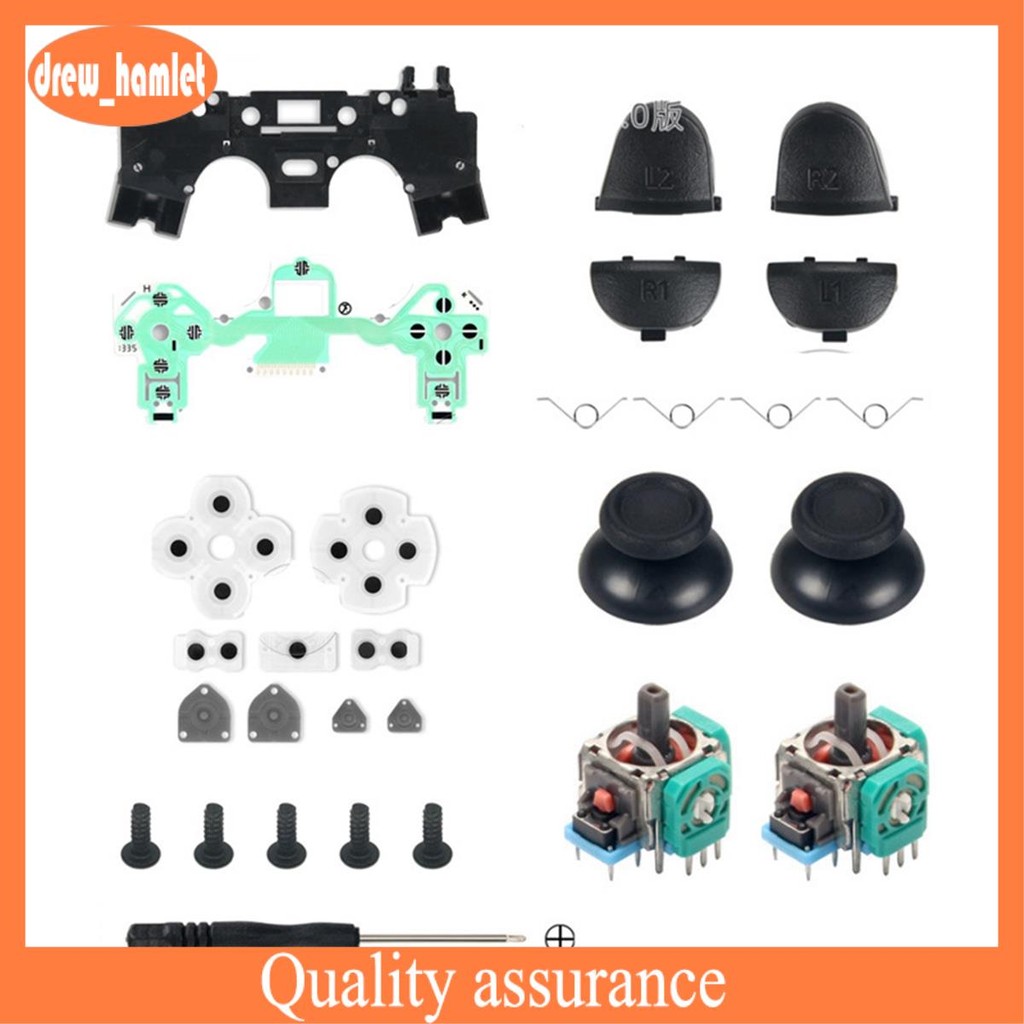 3D Joystick Kit for Controller JDM 011 1100 1000 US Version L1 R1 L2 R2 ...