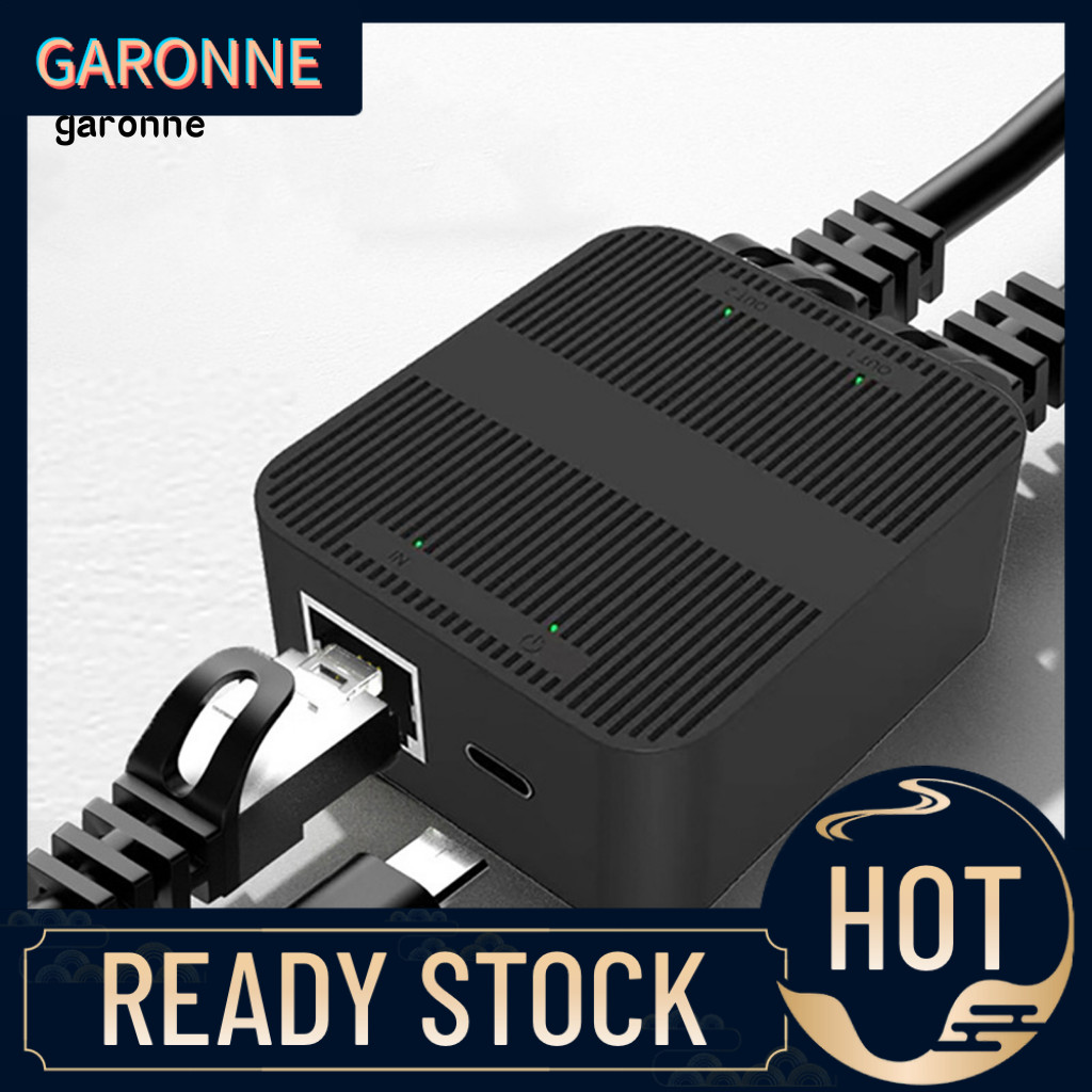 GAR Gigabit Ethernet Cable Splitter Compact Gigabit Ethernet Switch for ...
