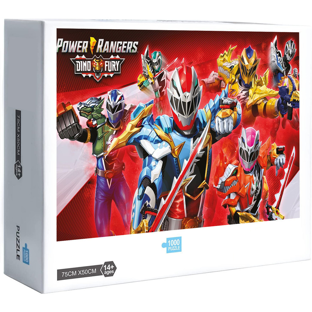 Power Rangers Dino Fury Wooden Jigsaw Puzzle Educational Toy Great Gift ...