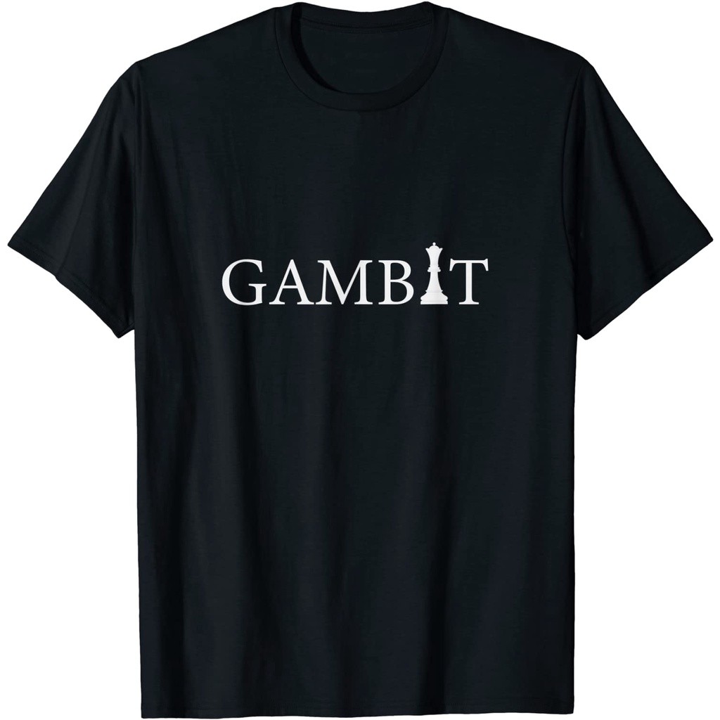 Gambit Queen Chess Cotton Tshirt Short Sleeve Printed Top Tee Shirt for ...