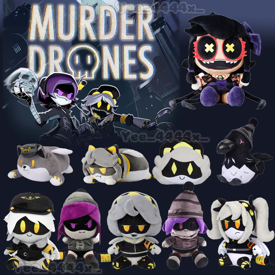 Murder Drones Cyn V Cat Plush Doll MURDER DRONES UZI Plushie Anime N J ...