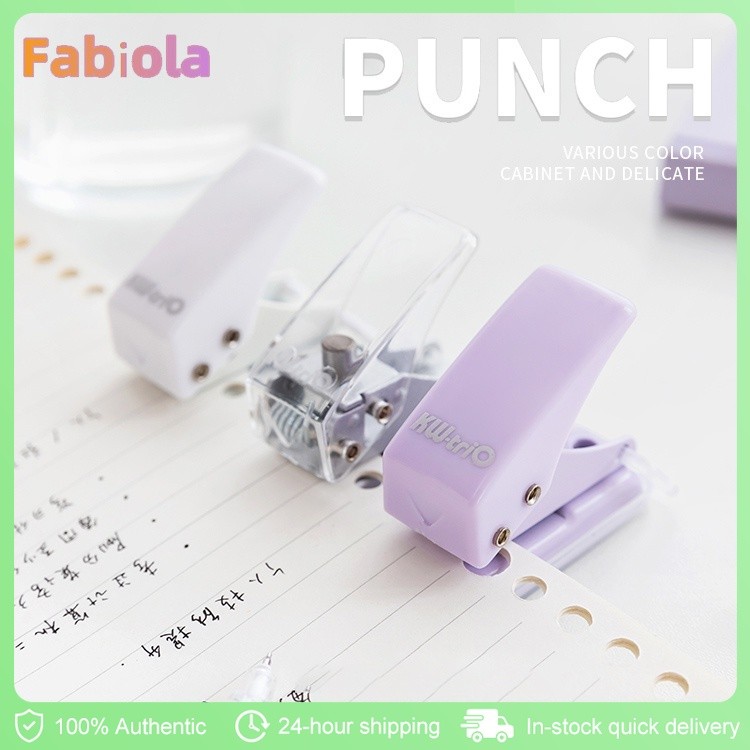 KW Trio Mini Paper Punch 1 Hole Paper Punch Puncher Handheld Metal ...