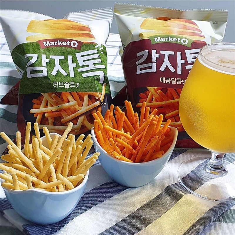 Korea Imported Snacks Orion New Product market o Sour Chili Salt Flavor ...