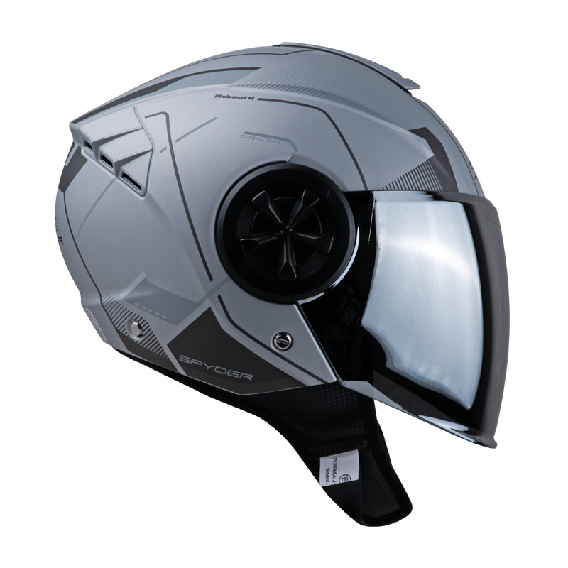 Dual Visor Spyder Reboot Half Face Spyder Reboot G SA LUCID