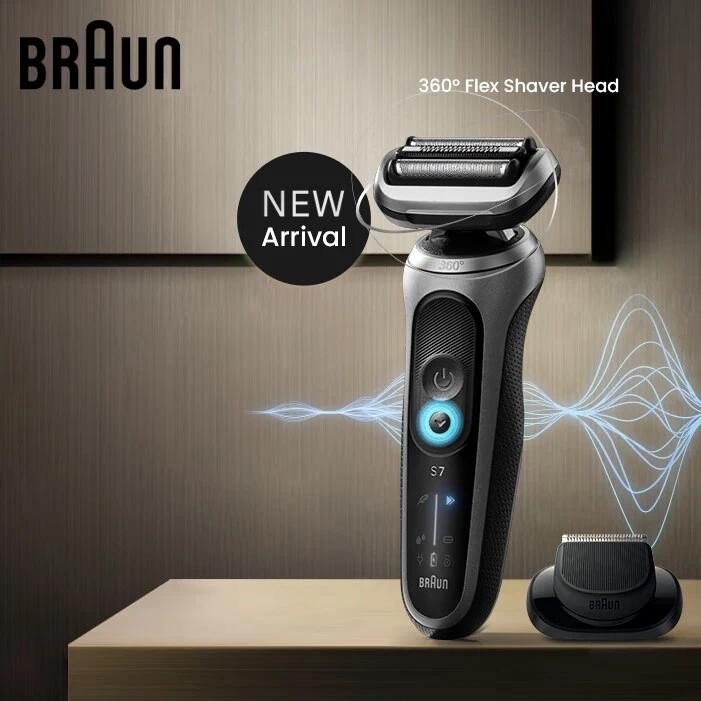 Braun Series 7 Flex 72-G7000cc Electric Razor for Men with Precision ...