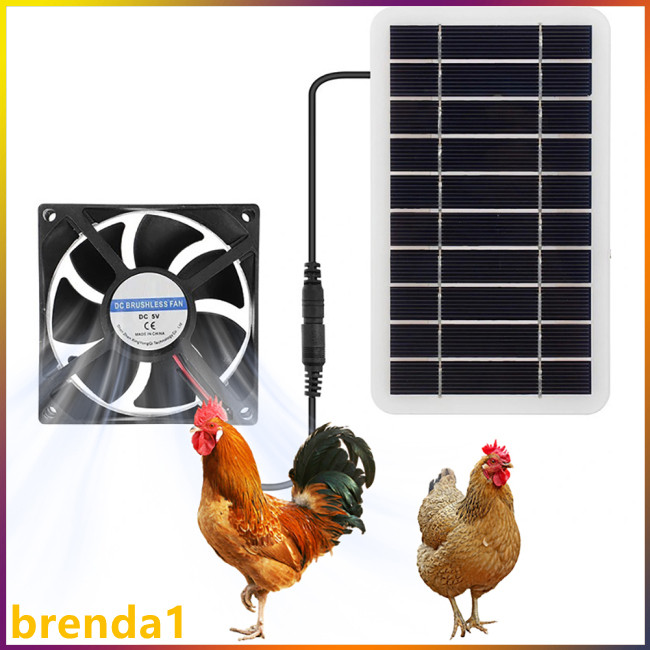 Best Price! Waterproof Solar Powered Exhaust Fan, 2W Solar Panel With