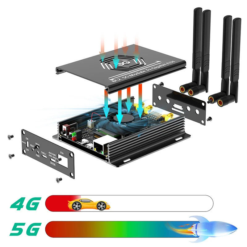 NEW M.2 to USB 3.0 Adapter RJ45 Port Realtek RTL8125BG Controller for ...