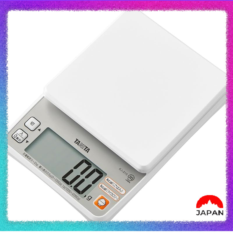 Tanita Cooking Scale Measures Calories in Rice, Weighs up to 2kg in 0