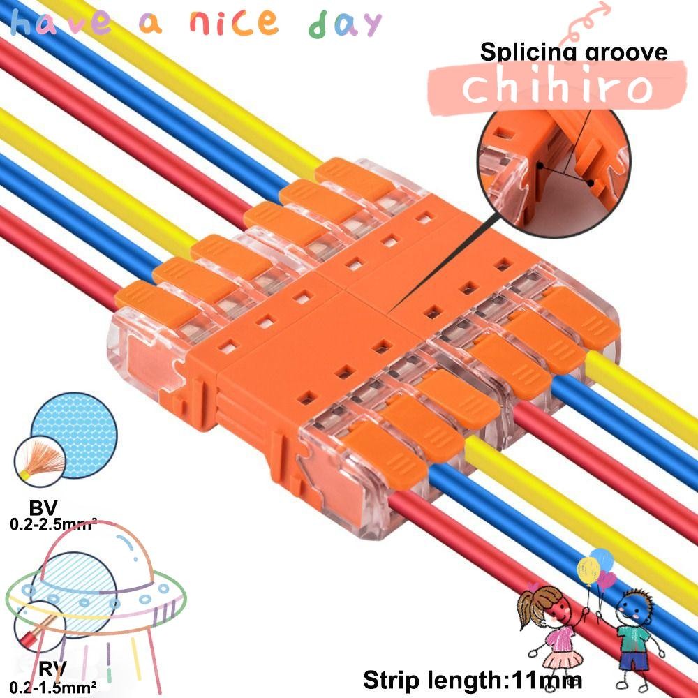 CHIHIRO1 Wire Connector, Universal Compact Mini Quick Terminal Block ...