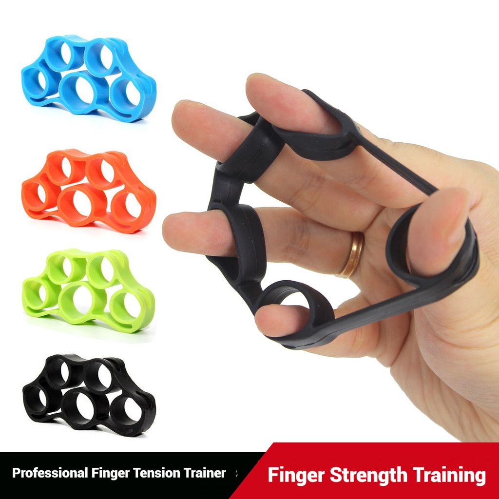 WOSWEIR-Silicone Finger Pull Grips Elderly Exercise Tool for Finger ...