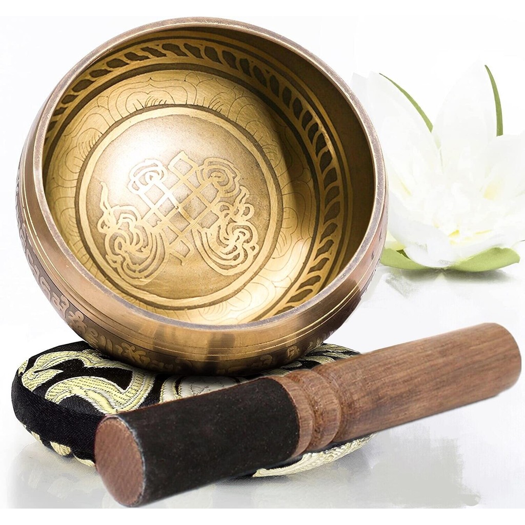 Tibetan Singing Bowl Set Totem Sound Bowl Meditation Bowl Unique Gift ...