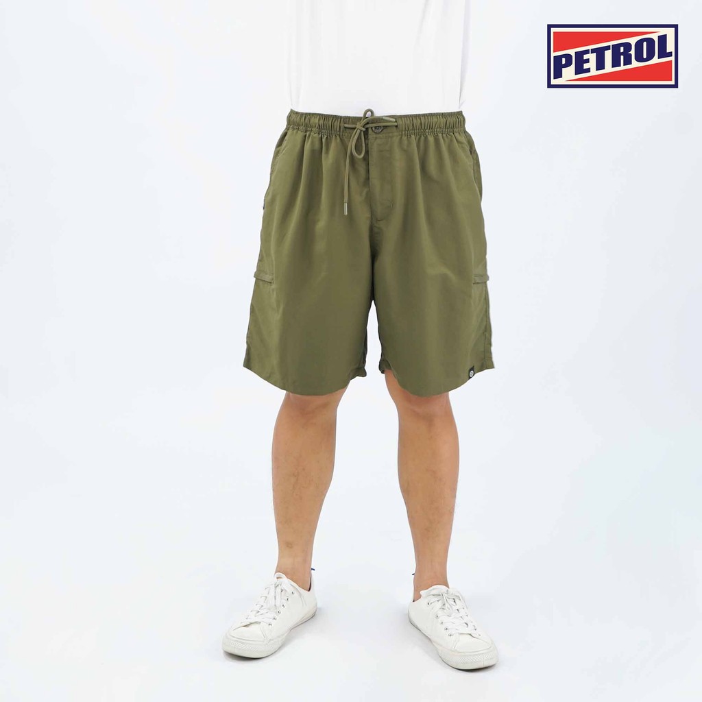 Petrol Men's Basic Non-Denim Cargo Short Mid-Rise 174192-U (Fatigue ...