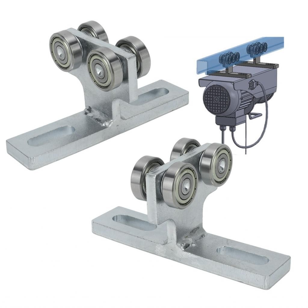 zhenl-ph Wheel Trolley Stable Bearing Track Roller Wheels for Electric ...