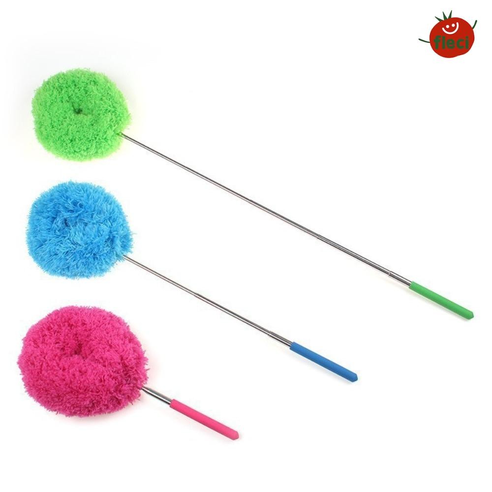 FLECI Gutter Cleaning Brush, Long Handled Telescopic Ceiling Fan ...
