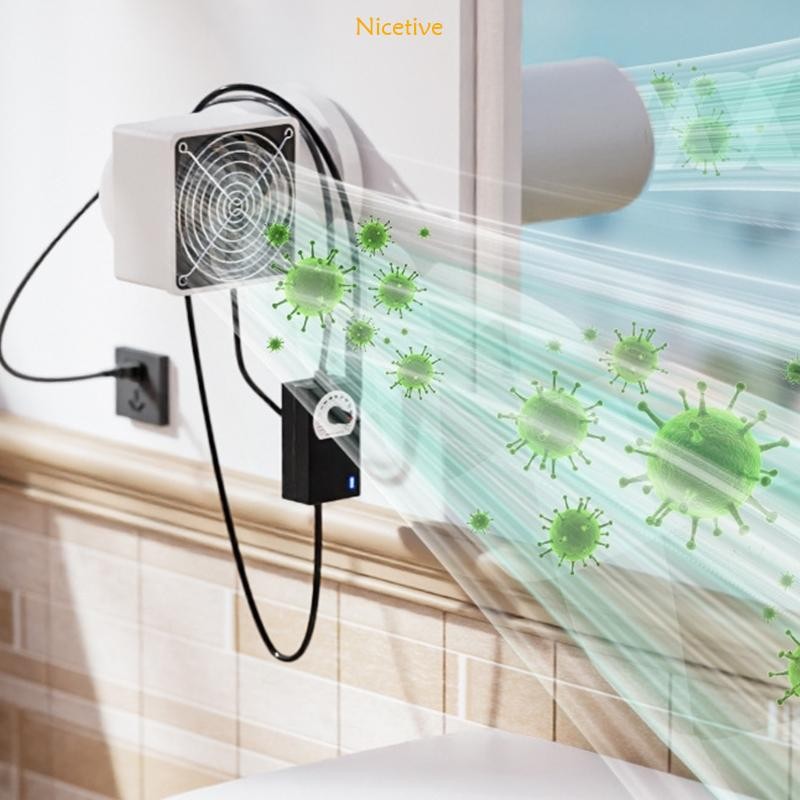 NICE Energy Efficient 12V Duct Fan 50mm 63mm 75mm For Wardrobe Shoe ...