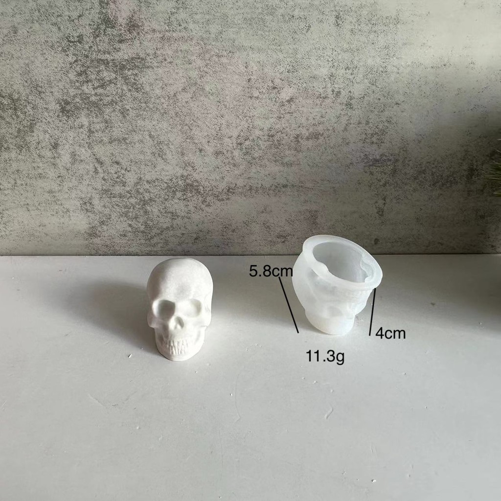 3D Skull Resin Molds, 3 Sizes Silicone Skeleton Epoxy Moulds, Skull ...