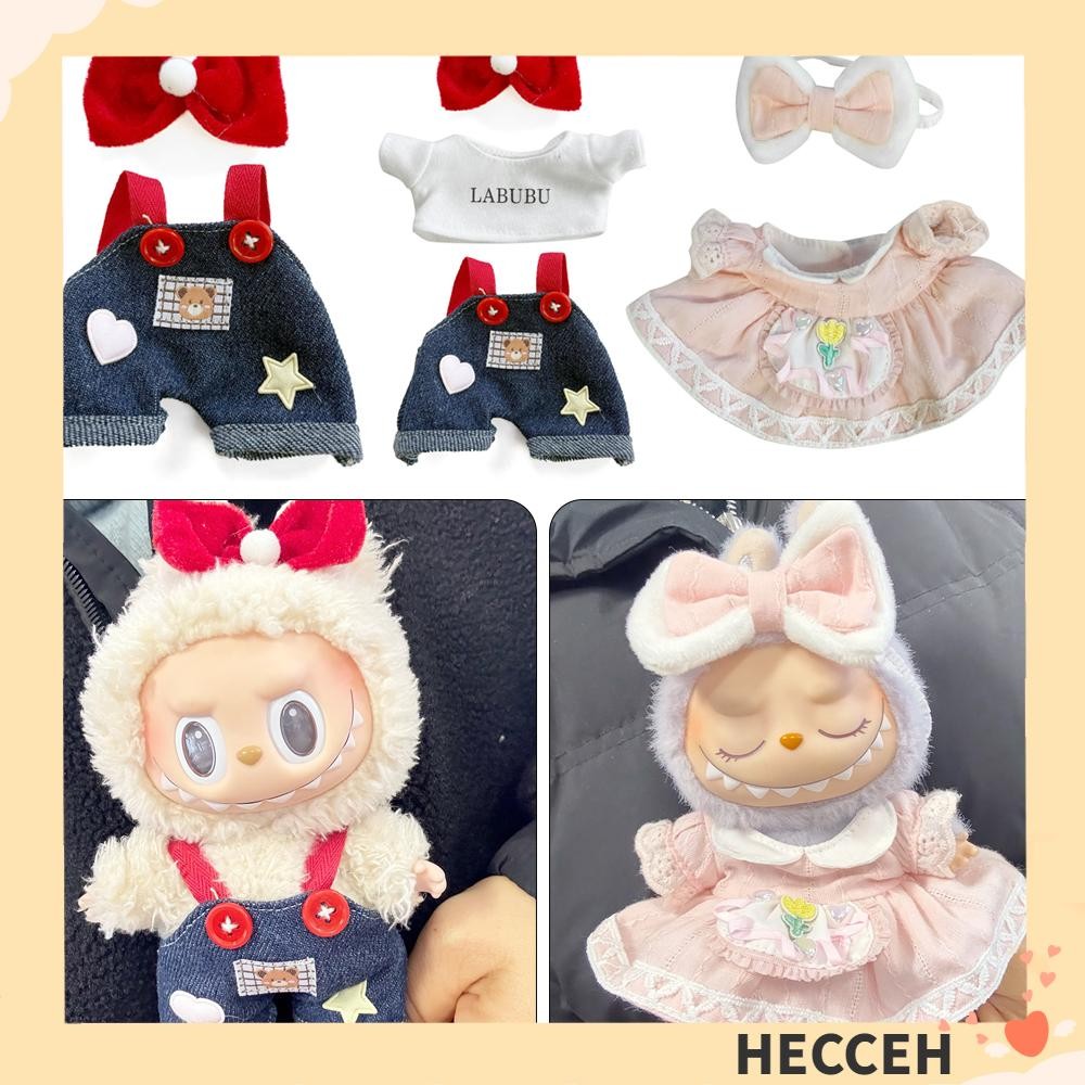 HECCEH Labubu Idol Princess Clothes Set, Mini V1/V2 Labubu Doll Clothes ...