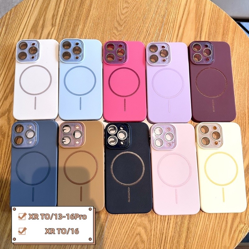 For iPhone XR/11 modified to 13/14/15/16 Pro new solid color thin ring ...