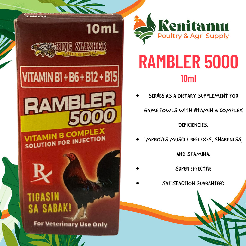 Rambler 5000 10ml | Fast-Acting Veterinary Injectable for Livestock ...