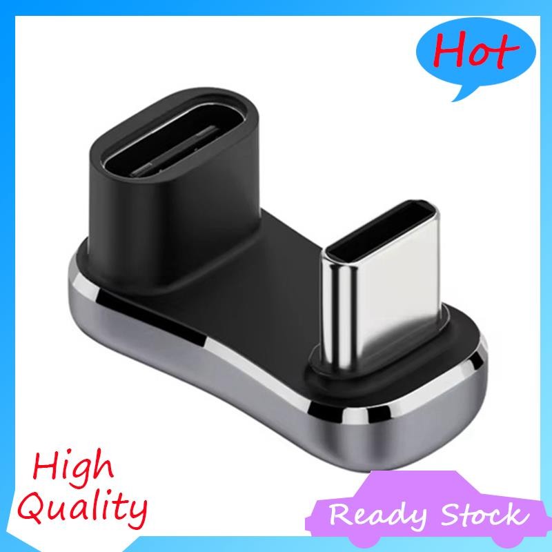 180 Degree Angle USB C Adapter USB-C PD Charging Tablet USB C U Shape ...