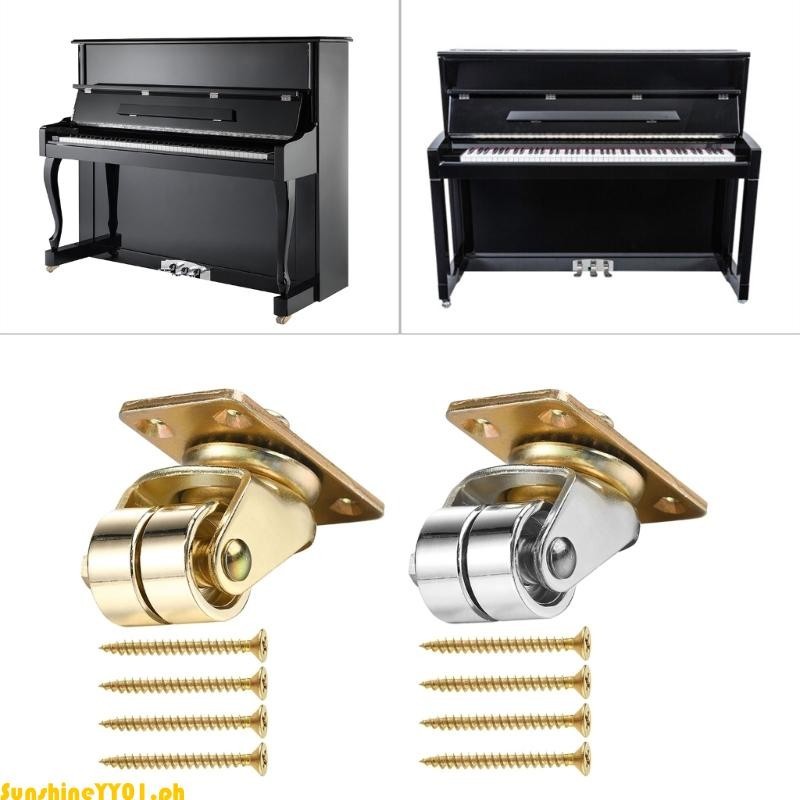 SUN Piano Double Wheel Upright Piano Casters Castor Wheels Trundle