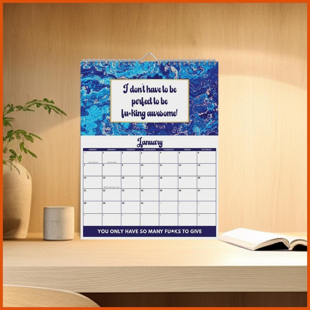 Funny Word a Day Calendar Daily Monthly 2025 Wall Calendar Hilarious