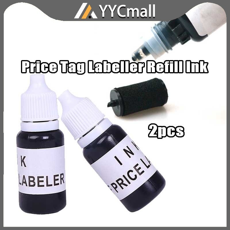 2Pcs Ink For Coding Numbering Machine Price Labellers Digital Mark 10ml ...