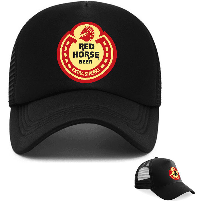 Red Horse Spoof Trucker Baseball Hat for Men & Women | Shopee Philippines
