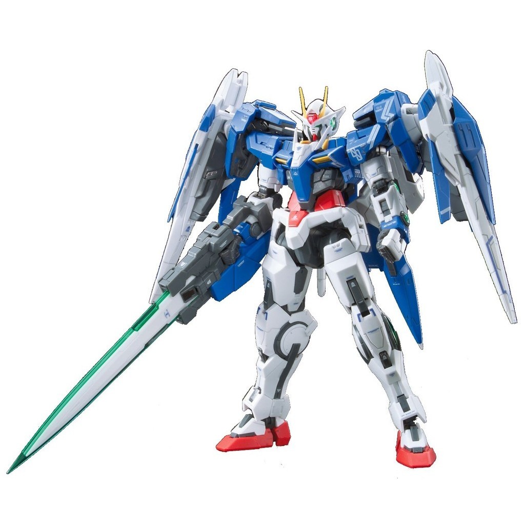 RG Mobile Suit Gundam 00 GN-0000+GNR-010 00 Raiser 1/144 scale color ...