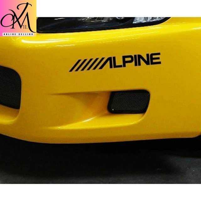 Alpine Stickers-Premium Quality Long lasting Cut Out Waterproof Vinyl ...