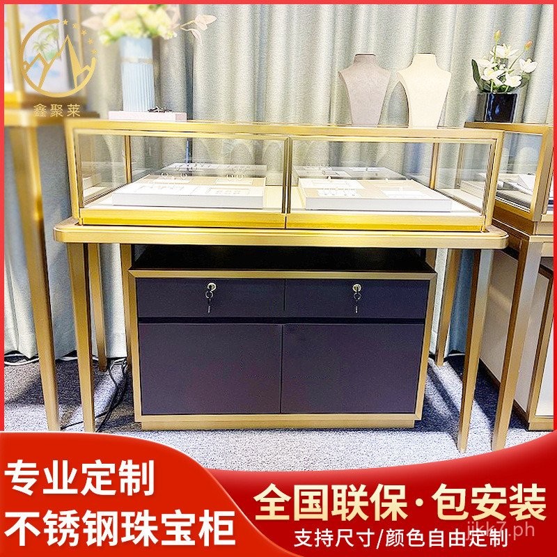 Fashion Jewelry Showcase Jewelry showcase Stainless Steel Display