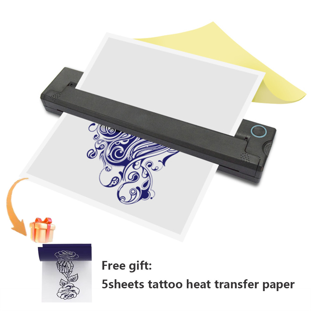 Wireless tattoo stencil printer tattoo printer thermal printer
