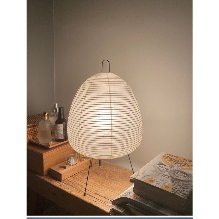 Noguchi Yu Akari Rice paper table lamp B & B B Bedroom tripod Bedside ...