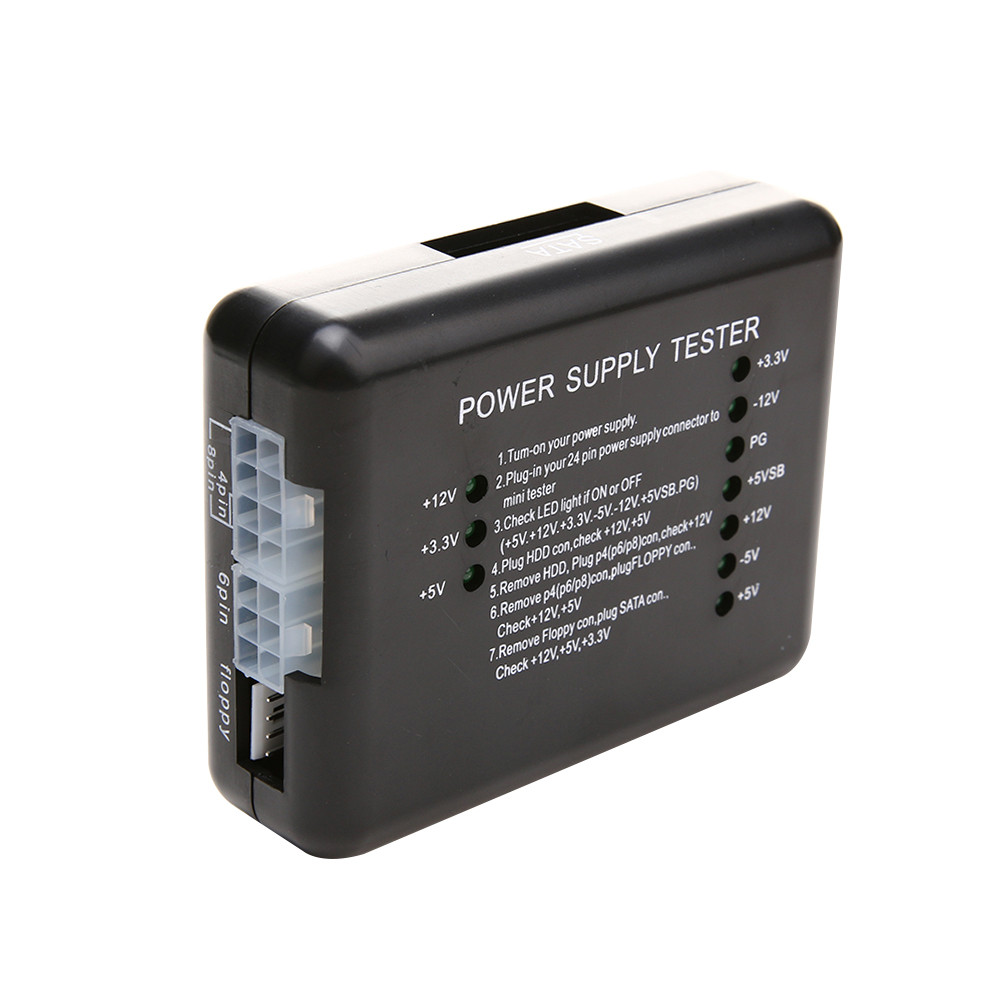 PC Power Supply Tester with 20/24 Pin SATA HDD Connectors [avene.ph ...