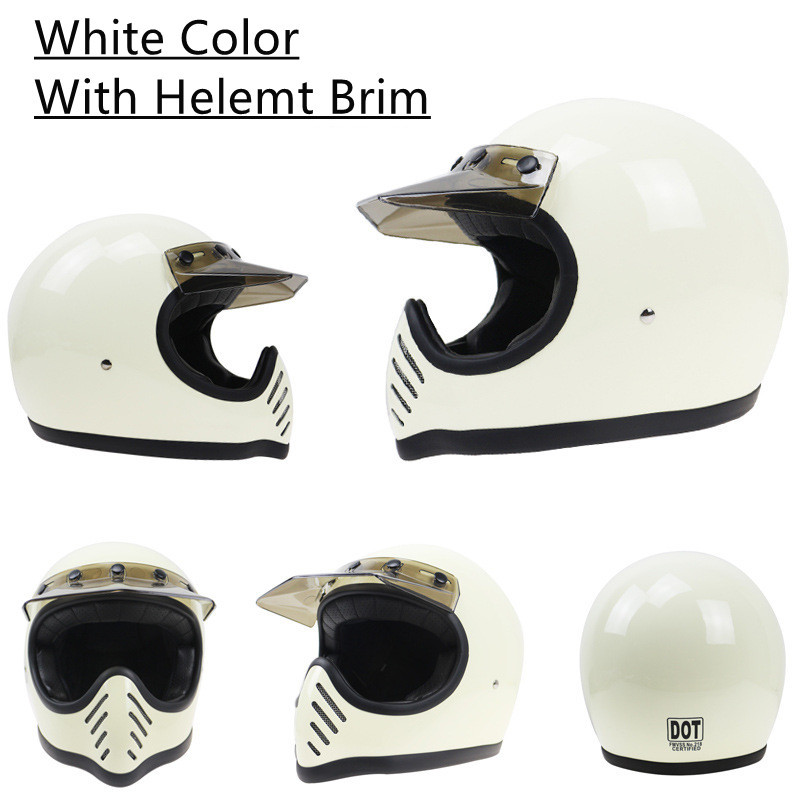 Fiberglass Shell Racing Motorcycle Helmet Arthur Series Safety Scooter ...