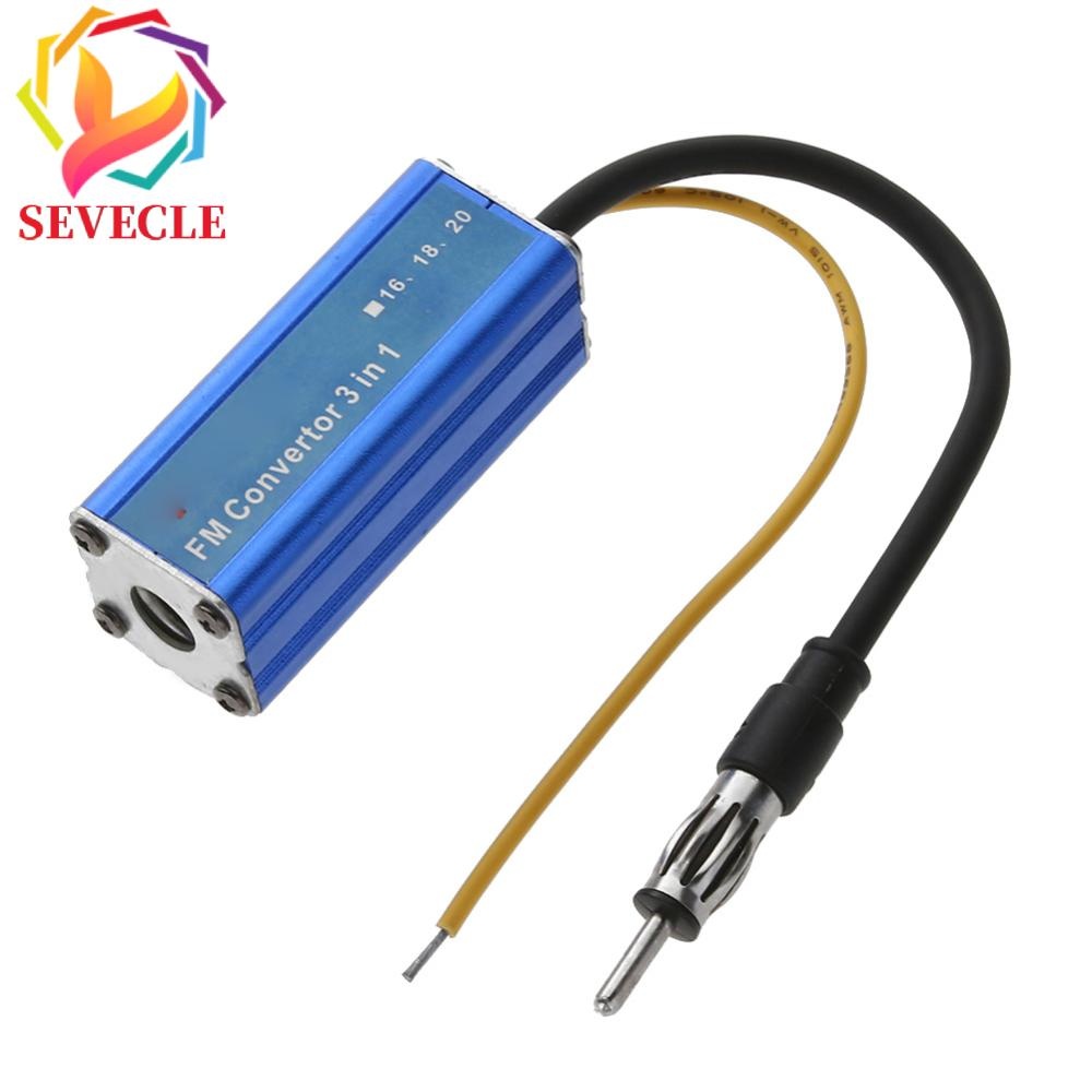 3 in 1 Car Auto Stereo Antenna 12V Universal FM Band Expander Frequency