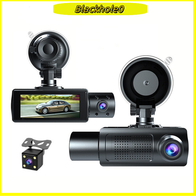 BH 3 Channel WiFi Dash Cam, 1080P Front And Rear Inside Dash Camera For