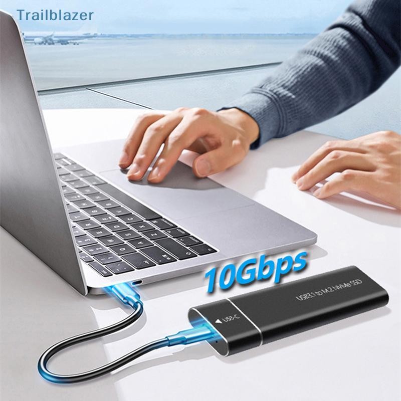 TBPH M2 SSD Enclosure NVMe USB3.1 External Storage HDD Case 10Gbps PCIe ...