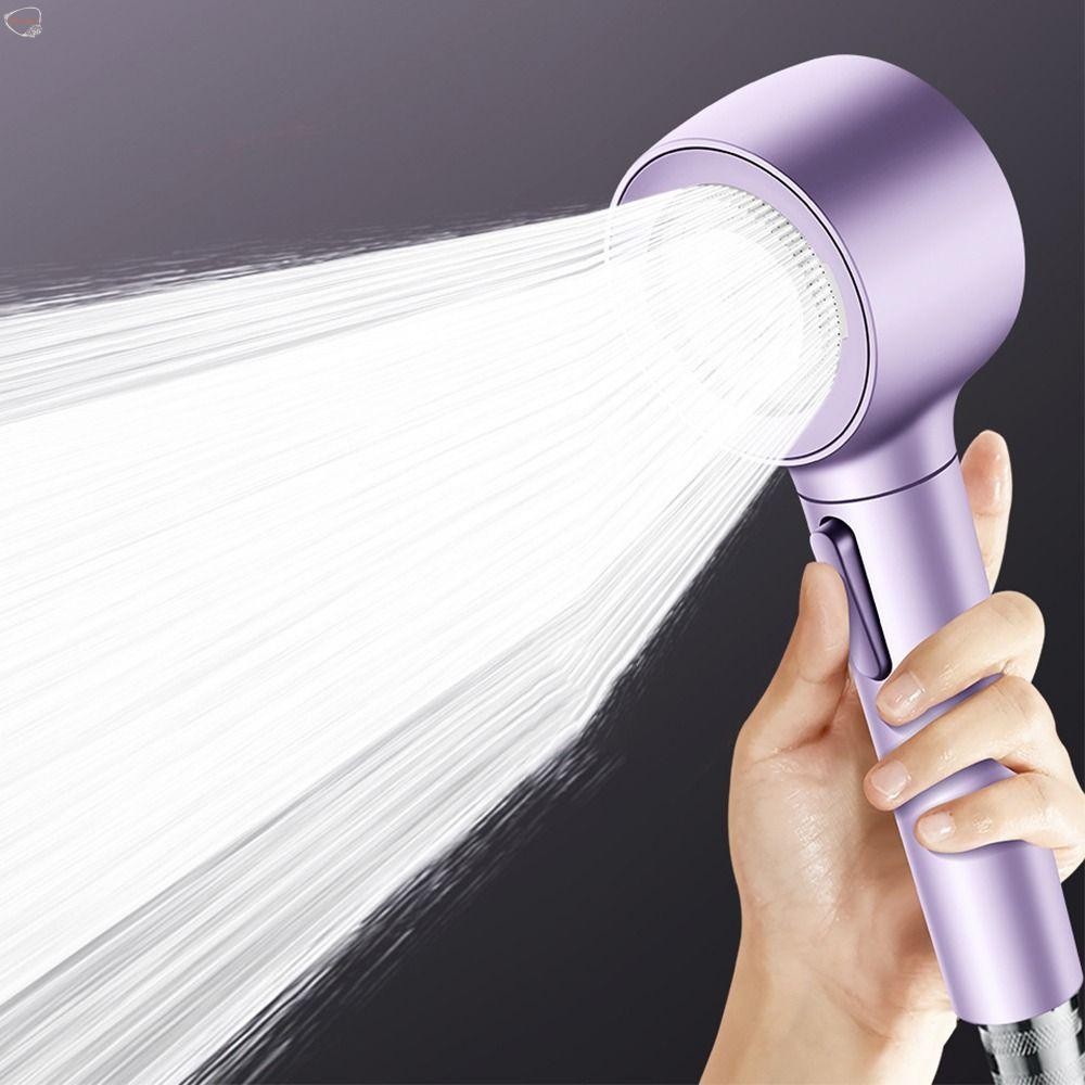 MXBEAUTY 3D Shower Head, Antiscale Pressurized Boosting Showerhead