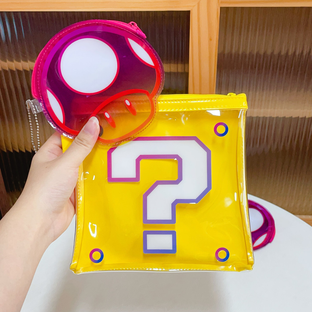 Super Mario Pouch Set – Toad & Question Mark Block (2pcs) | Shopee ...