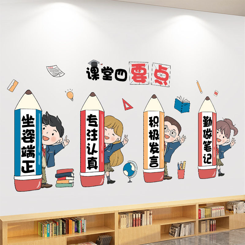 Class Contract Wall stickers Wall Decoration Wall stickers Class Wall ...
