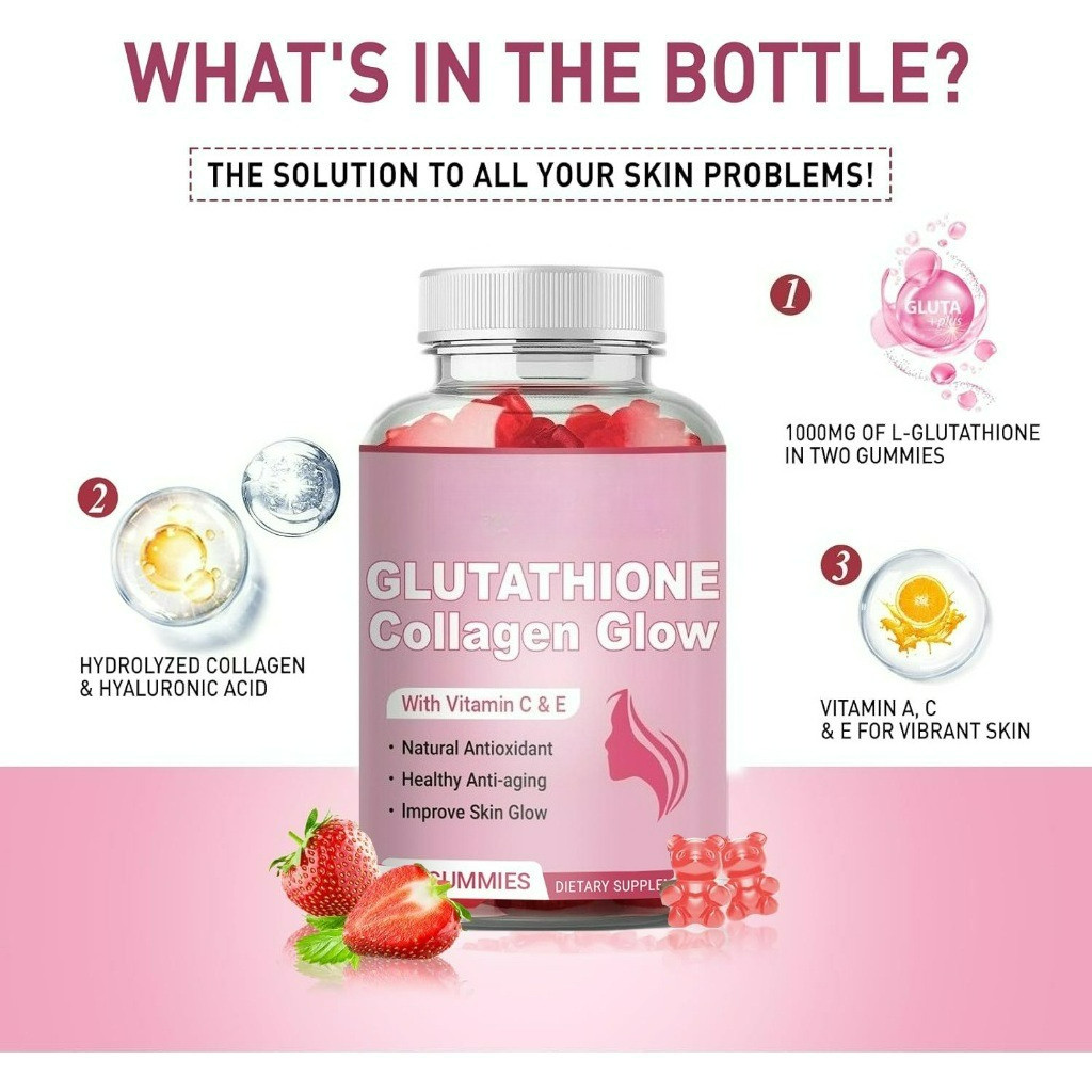 glutathione collagen glow philippines price nature glow FDA APPROVEDNature Glow Glutathione Collagen Glow 60PC Gummies Nature Glow Glutathione Collagen Glow