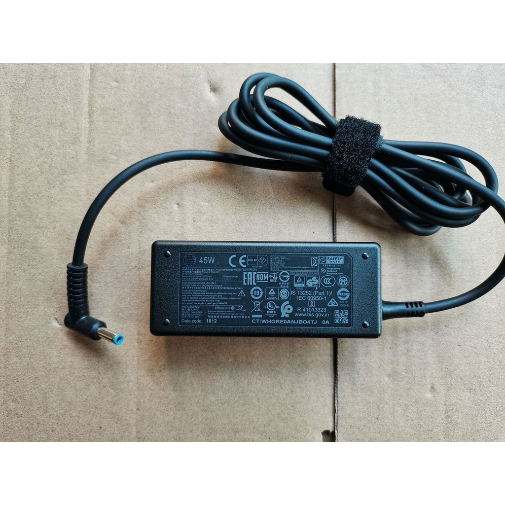 RS+`NEW OEM 19.5V 2.31A 45W TPN-CA14 L25296-002 741727-001 Blue Tip AC ...