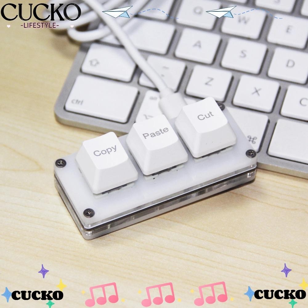 CUCKO 3 Key|Keyboard, Copy/Paste/Cut Programmable Mini Office Keypad ...