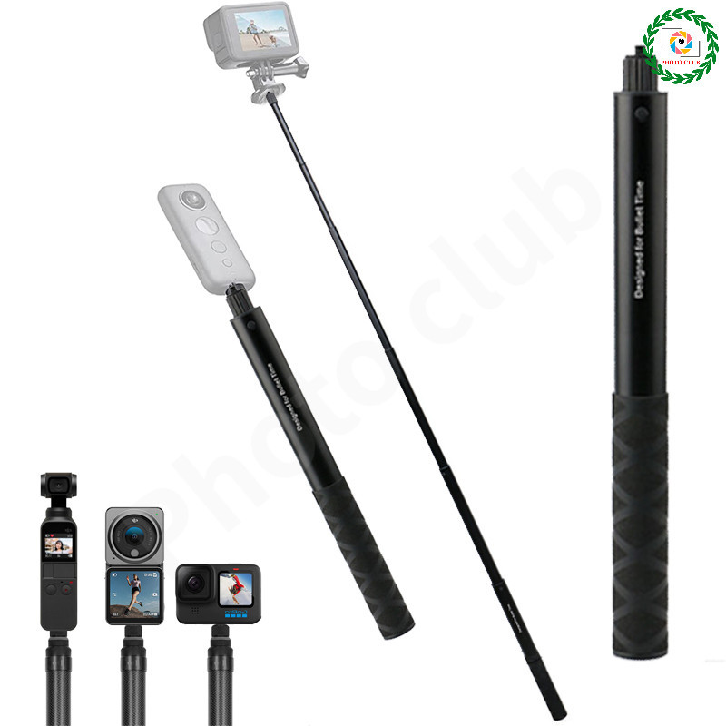 Carbon Fibre Invisible Selfie Stick for Insta360 Ace Pro X3 GO3 DJI Action 4 3M 1.2M 0.7M