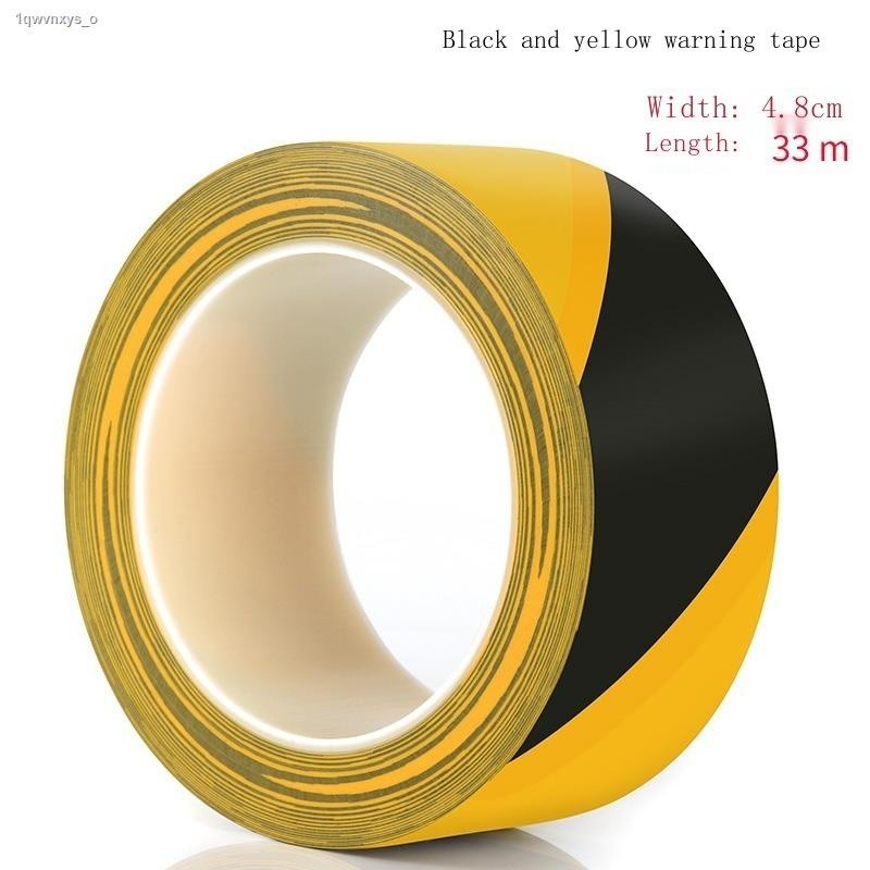 Warning tape PVC black and yellow zebra crossing warning landmark ...