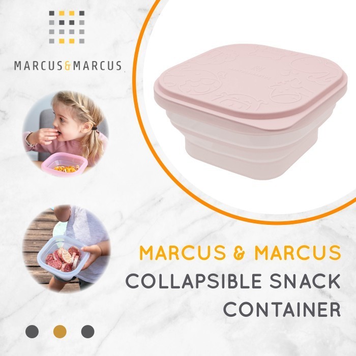 Marcus & Marcus Collapsible Snack Container (Pink Pastel) | Shopee ...