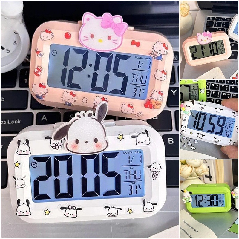 Mini Digital Alarm Clocks Cartoon Hello Kitty Clocks Lovely Student ...