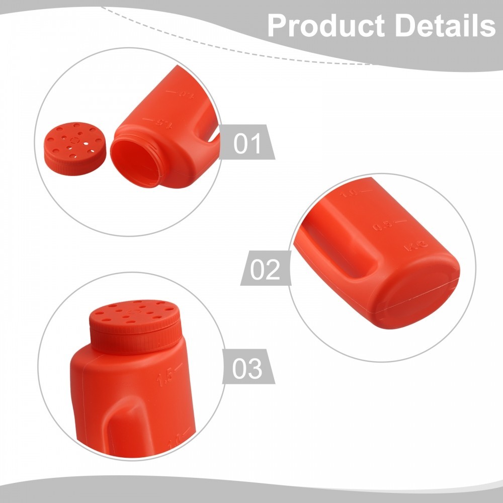 Fertilizer Spreader Adjustable Flow Rate Integrated Shovel Easytouse